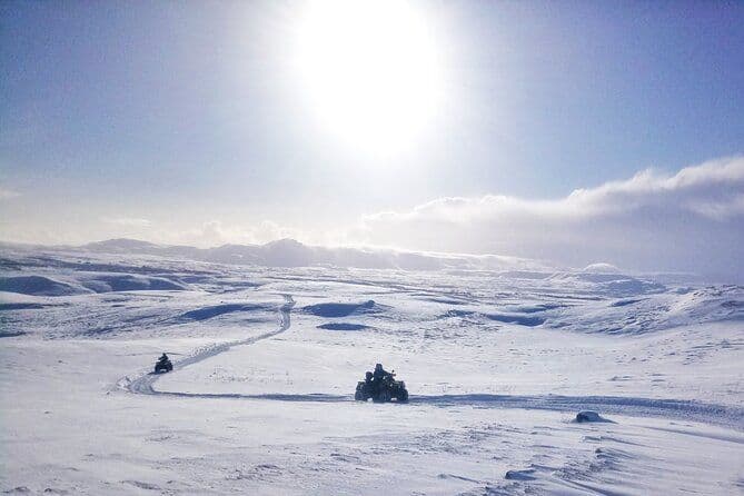 Billet Visite en quad de 1 heure en VTT : prise en charge depuis Reykjavik (2 personnes par VTT)