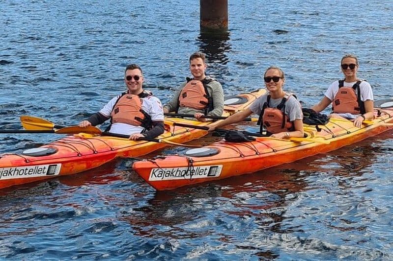 Excursion en kayak dans le port de Copenhague en mai et septembre