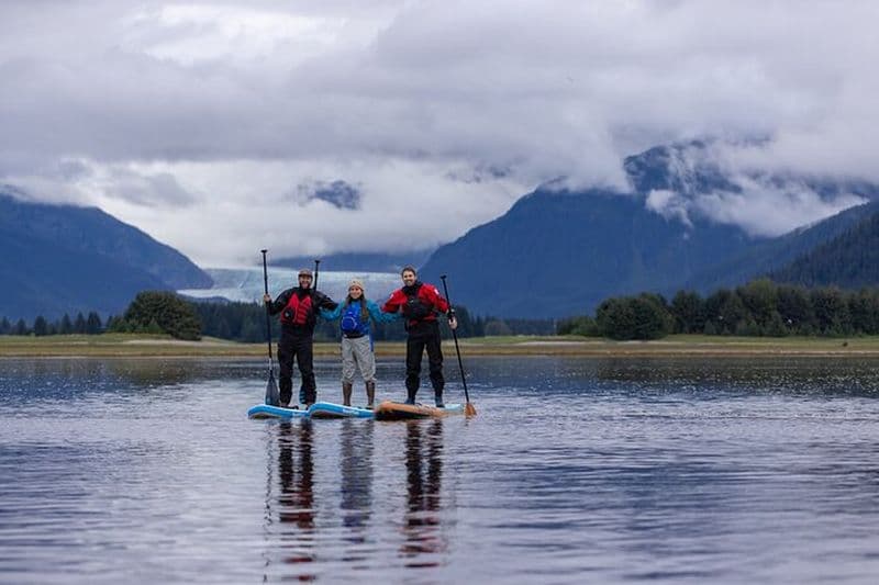 Visite privée en paddle à Juneau avec vue sur le glacier