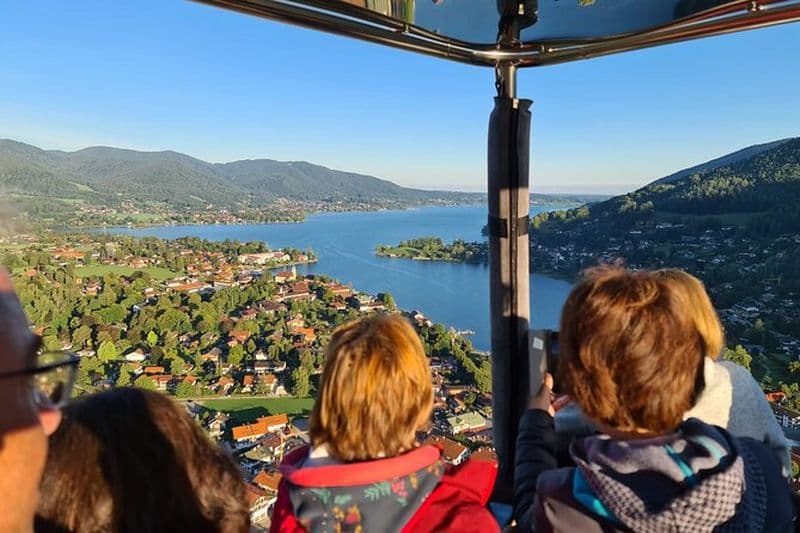 Visite privée du lac Tegernsee avec balade en montgolfière en option