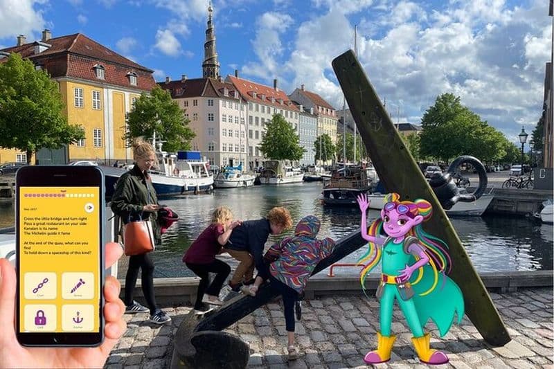 Visite autoguidée de chasse au trésor à Copenhague - Construisez un vaisseau spatial