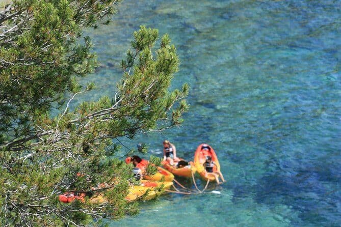 Excursion guidée en kayak et plongée avec tuba sur la Costa Brava : Sant Feliu