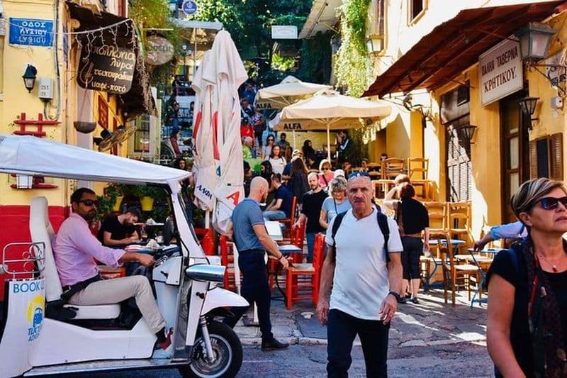 Visite privée de TukTuk Athènes en soirée / après-midi - Centre-ville et vieille ville