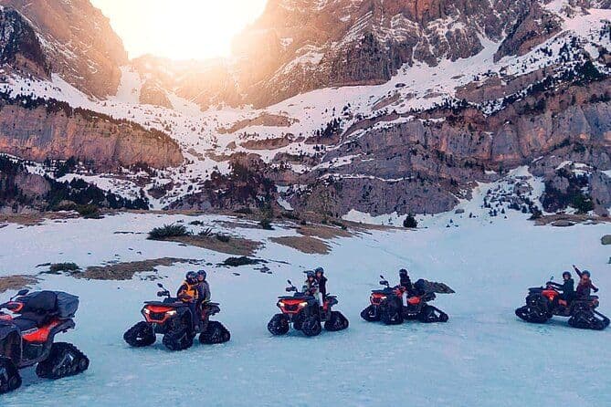 Route de motoneige 4X4 2 heures à Formigal et Panticosa