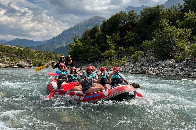 Excursion de rafting dans le parc national de Vjosa Wild River