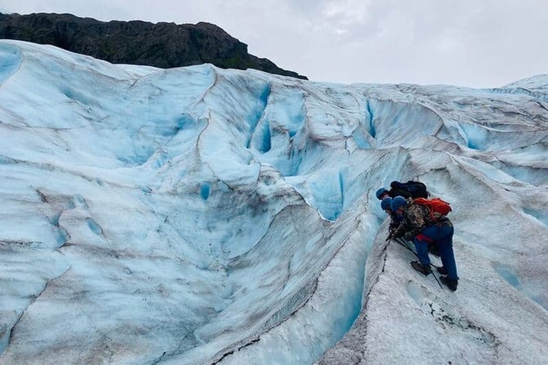 Sortez de l'aventure de randonnée glaciaire sur glace de Seward