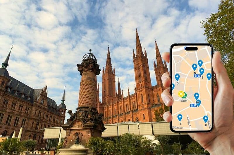 Chasse au trésor autoguidée et rallye urbain à Wiesbaden