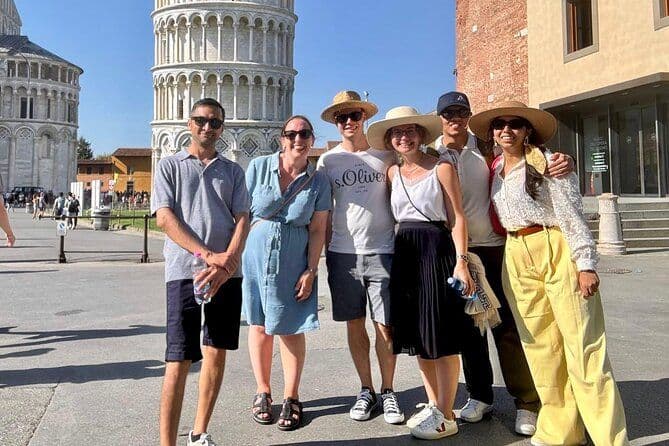 Visite à pied de Pise: Tour penchée & place Miracle
