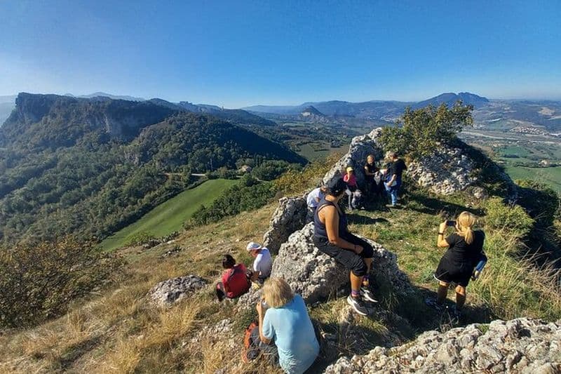 Randonnée vers la crête de Tausano