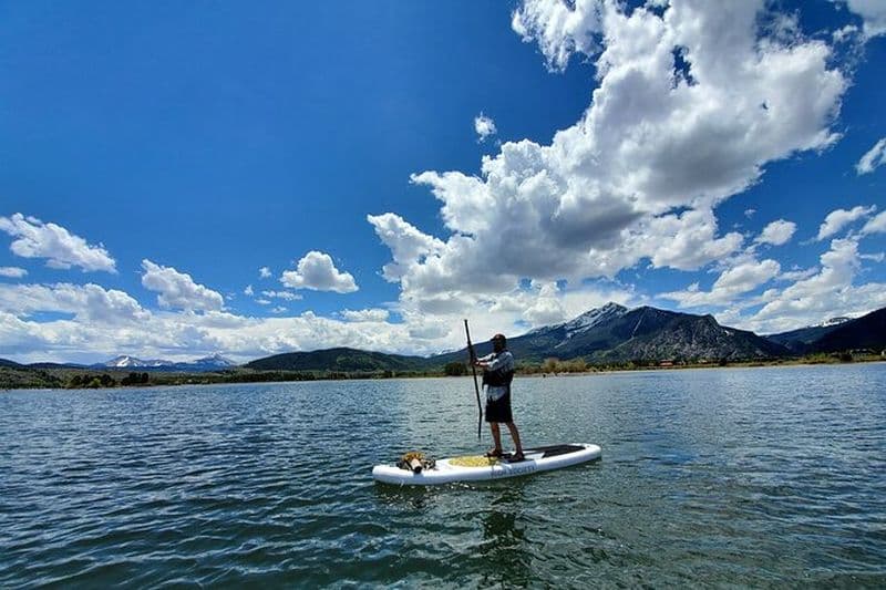 Visite guidée en paddle board : les îles inhabitées du lac Dillon