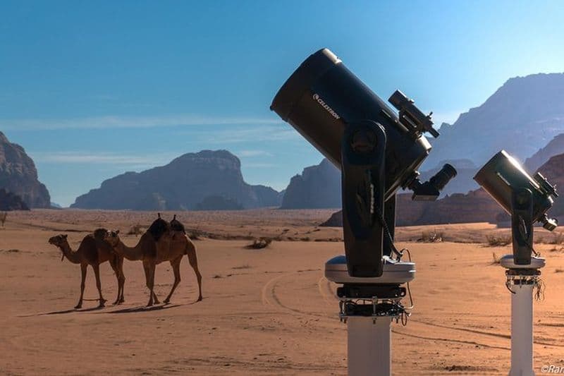Aventure d'observation des étoiles en Jordanie