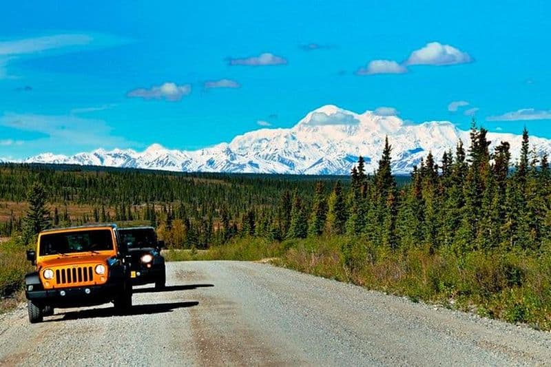 Excursion en jeep sur l'autoroute Denali