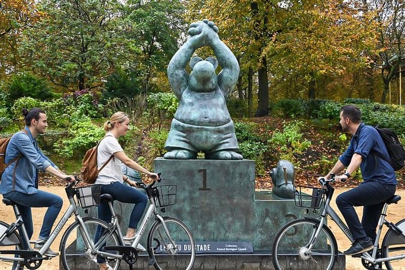 Visite privée à vélo de Bruxelles Points forts, parcs et boissons