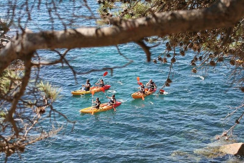 Excursion guidée en kayak et plongée en apnée sur la Costa Brava à Playa de Aro