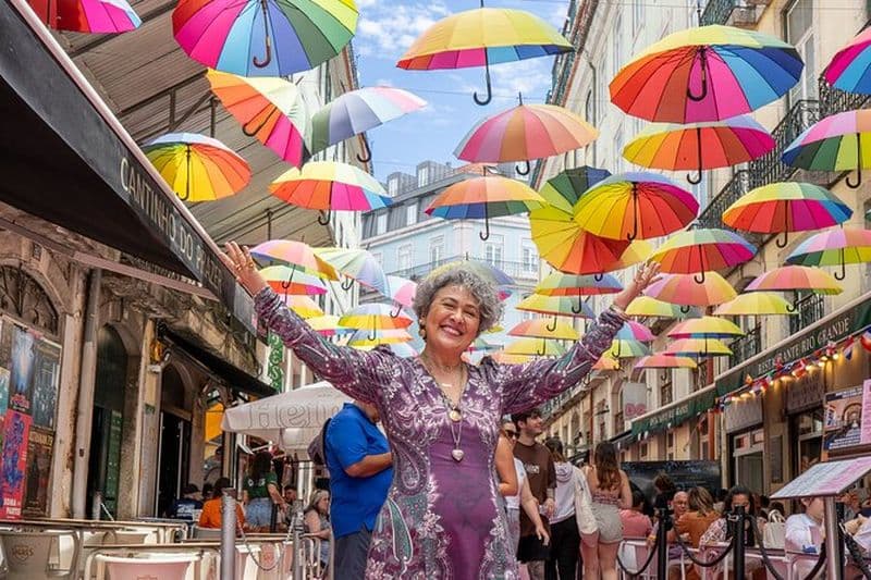 Visite photographique du centre-ville de Lisbonne – Culture pop et portraits