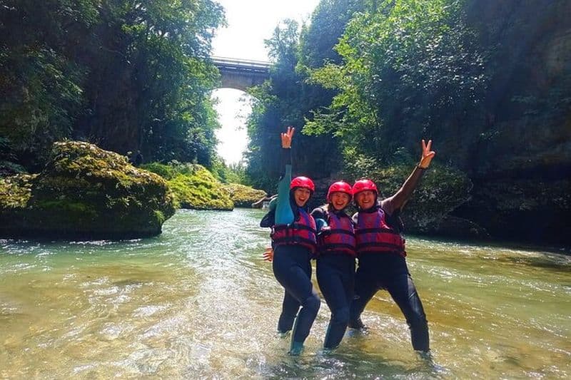 Trekking fluvial sur la rivière Natisone