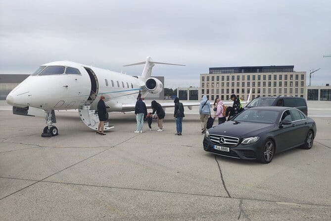 Transfert aéroport privé de Munich avec véhicule climatisé