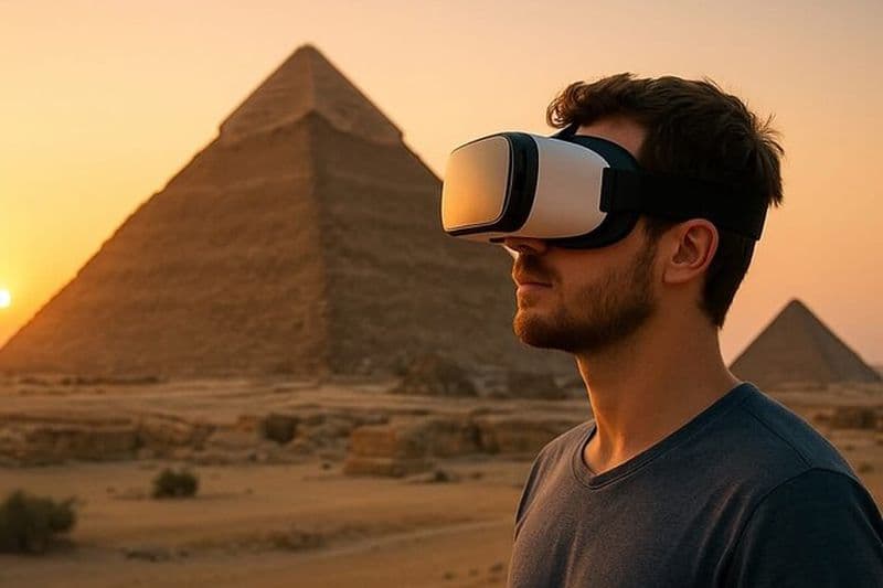 Visite des pyramides de Gizeh avec expérience de réalité virtuelle