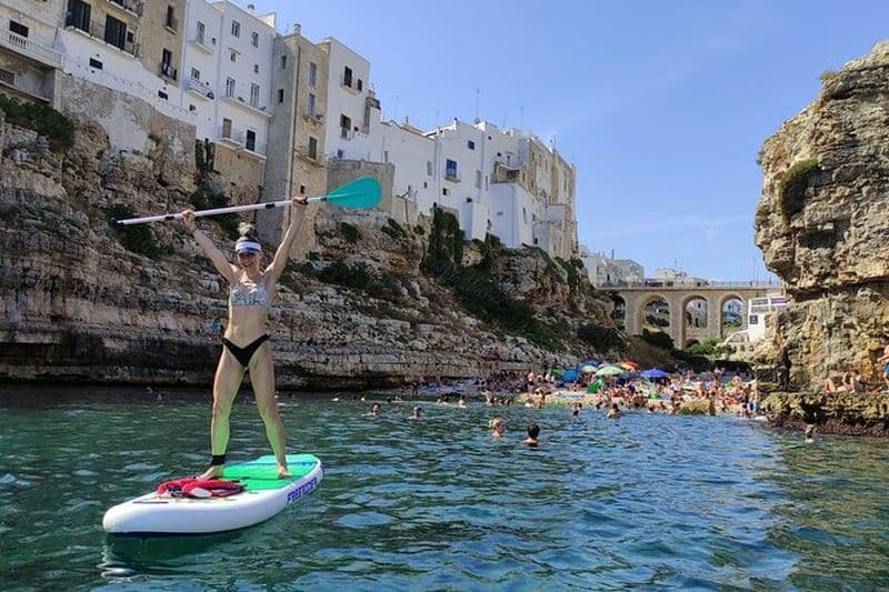 Excursion Sup Polignano entre mer et grottes