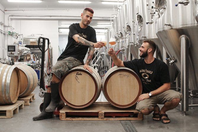 Dégustation de bière à Mykonos Brewing Company