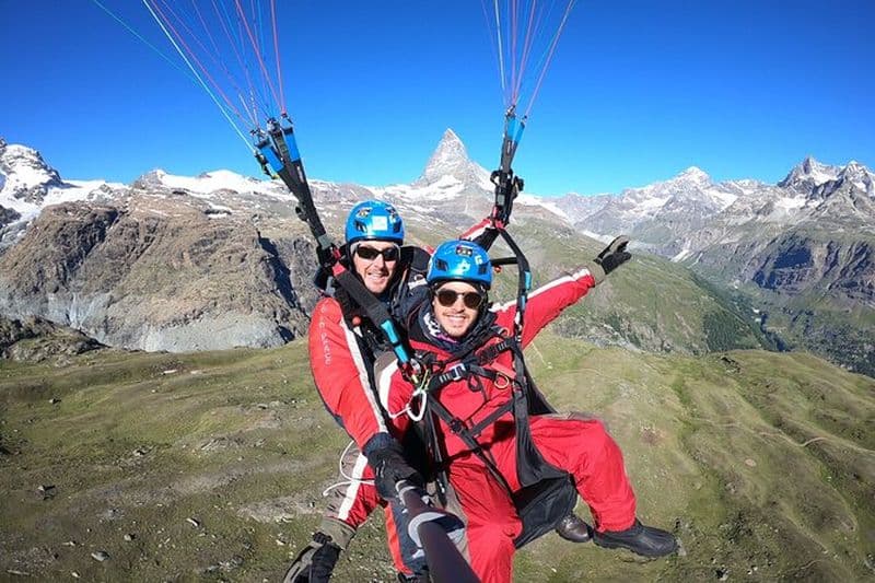 Vol panoramique en parapente à Zermatt Matterhorn (15-20min)