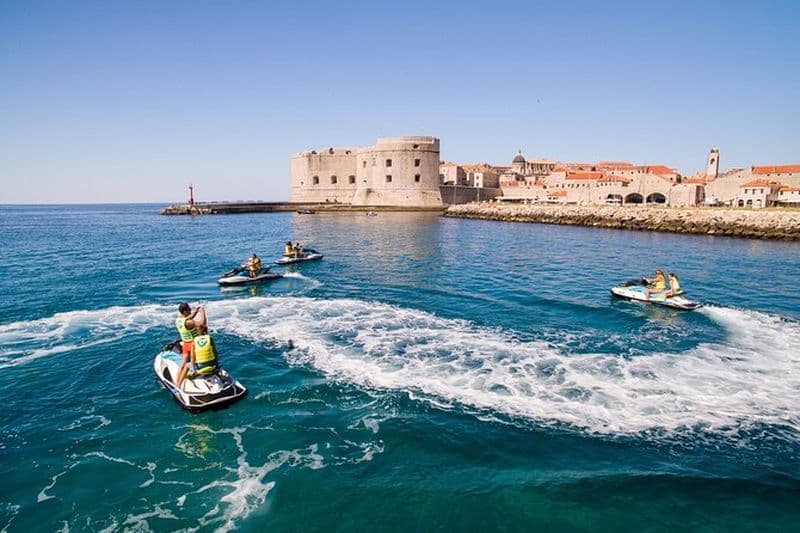 Excursion amusante et passionnante de 2 heures à Dubrovnik en safari en jet ski