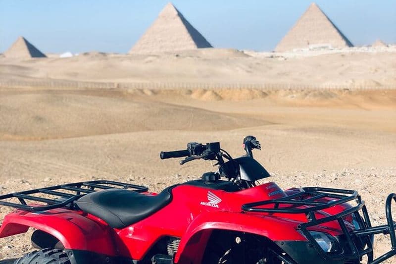 Excursions en quad et VTT dans le désert des pyramides de Gizeh avec thé égyptien