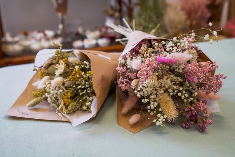 Découvrez la composition florale en équipe