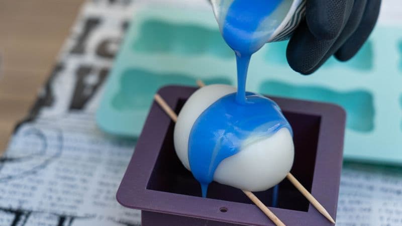 Fabriquez votre savon marbré