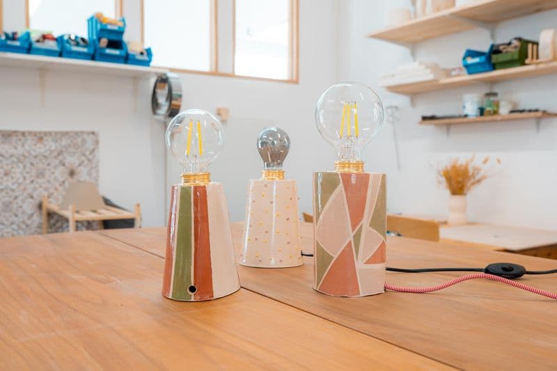 Réalisez votre luminaire en céramique