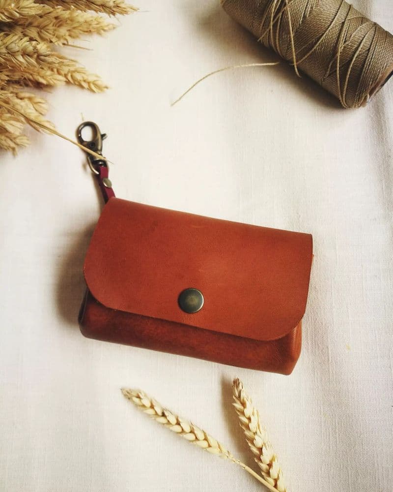 Fabriquez votre porte-monnaie en cuir upcyclé