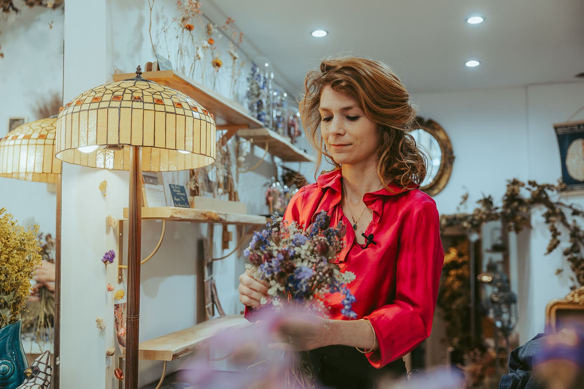 Découvrez l'art floral en fleurs séchées