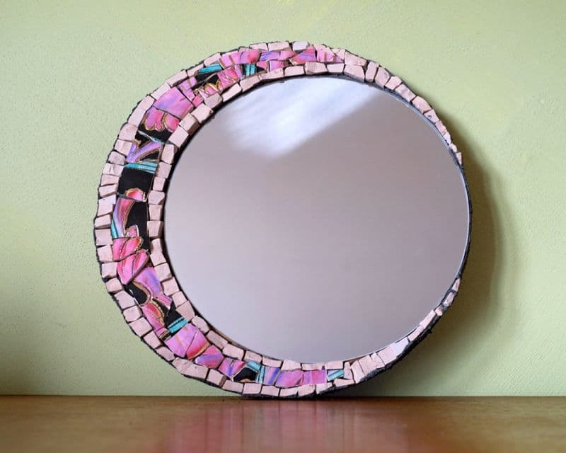 Réalisez votre miroir en mosaïque