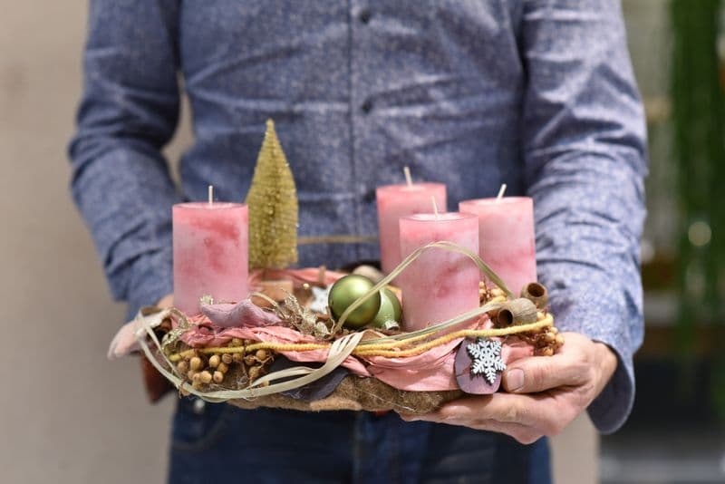 Billet Atelier - Réalisez votre couronne de l'Avent