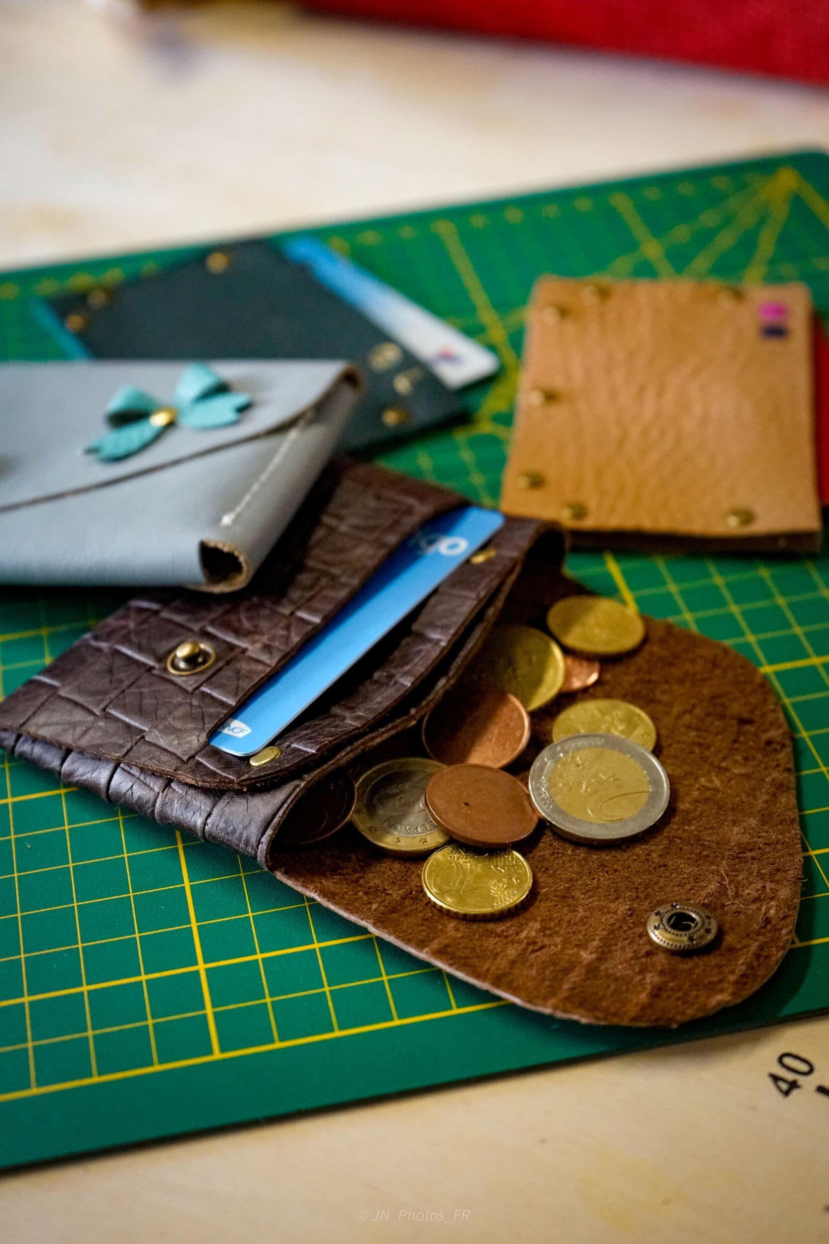 Fabriquez votre porte-monnaie en cuir