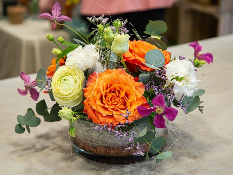 Réalisez votre composition florale