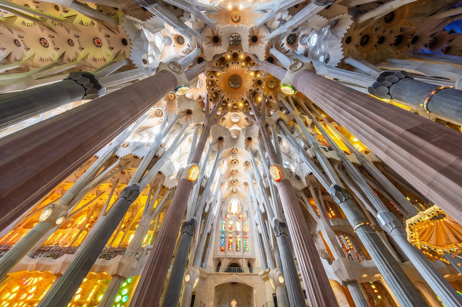 Intérieur de la Sagrada Familia, Barcelone
