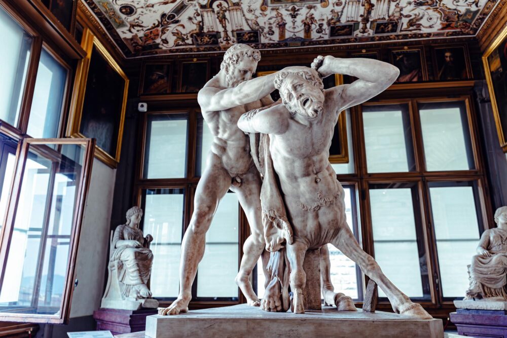 Sculpture antique à la Galerie des Offices