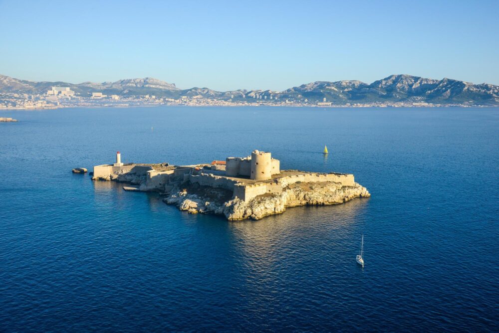 Château d'If et vue sur Marseille
