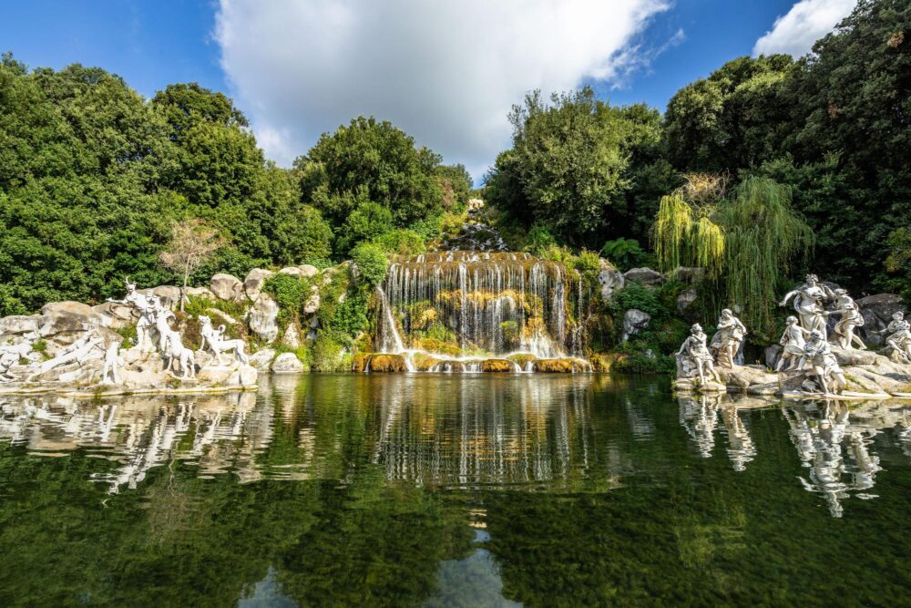 La grande cascade du Palais de Caserte