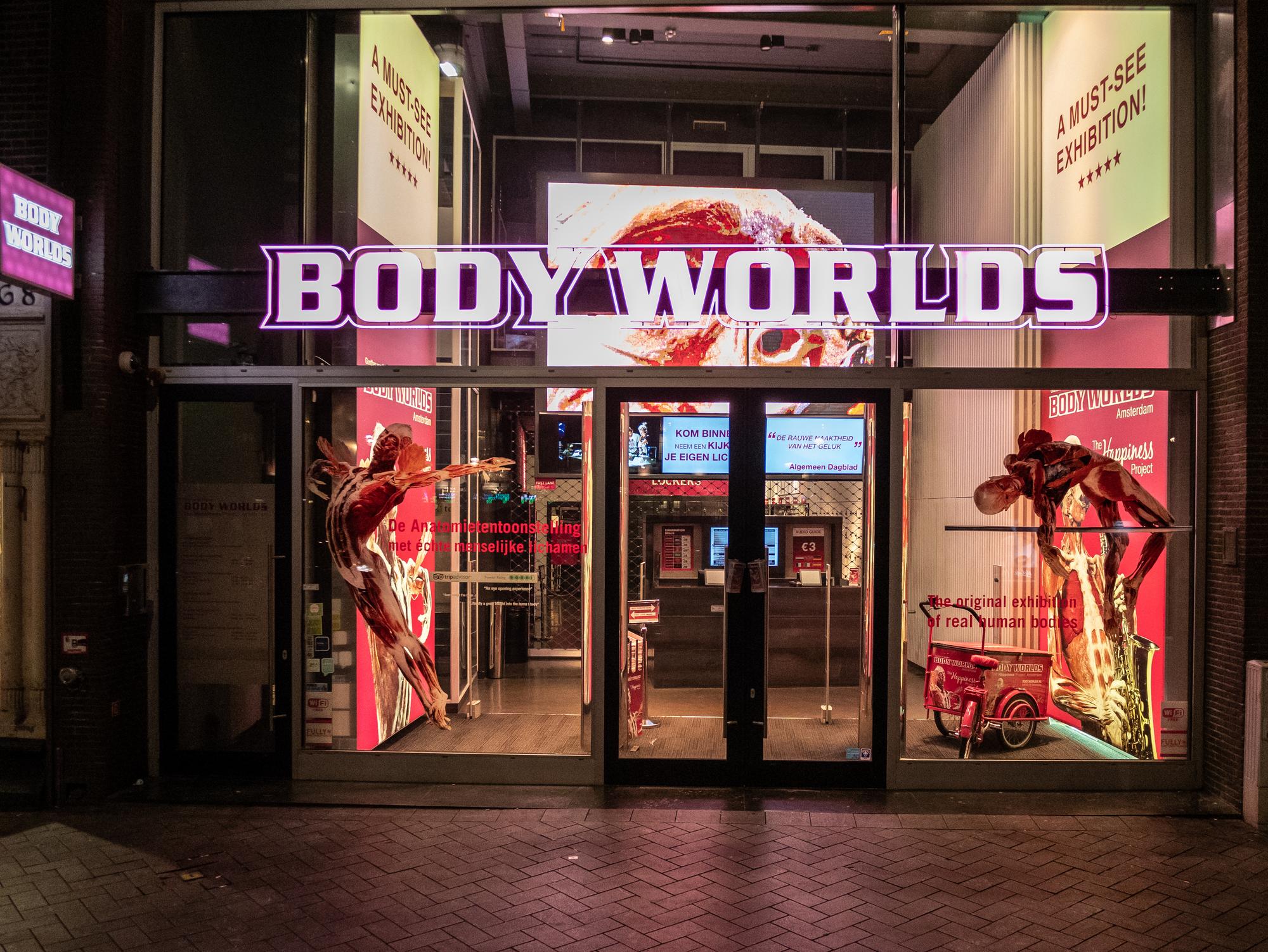 Billet Body Worlds Amsterdam