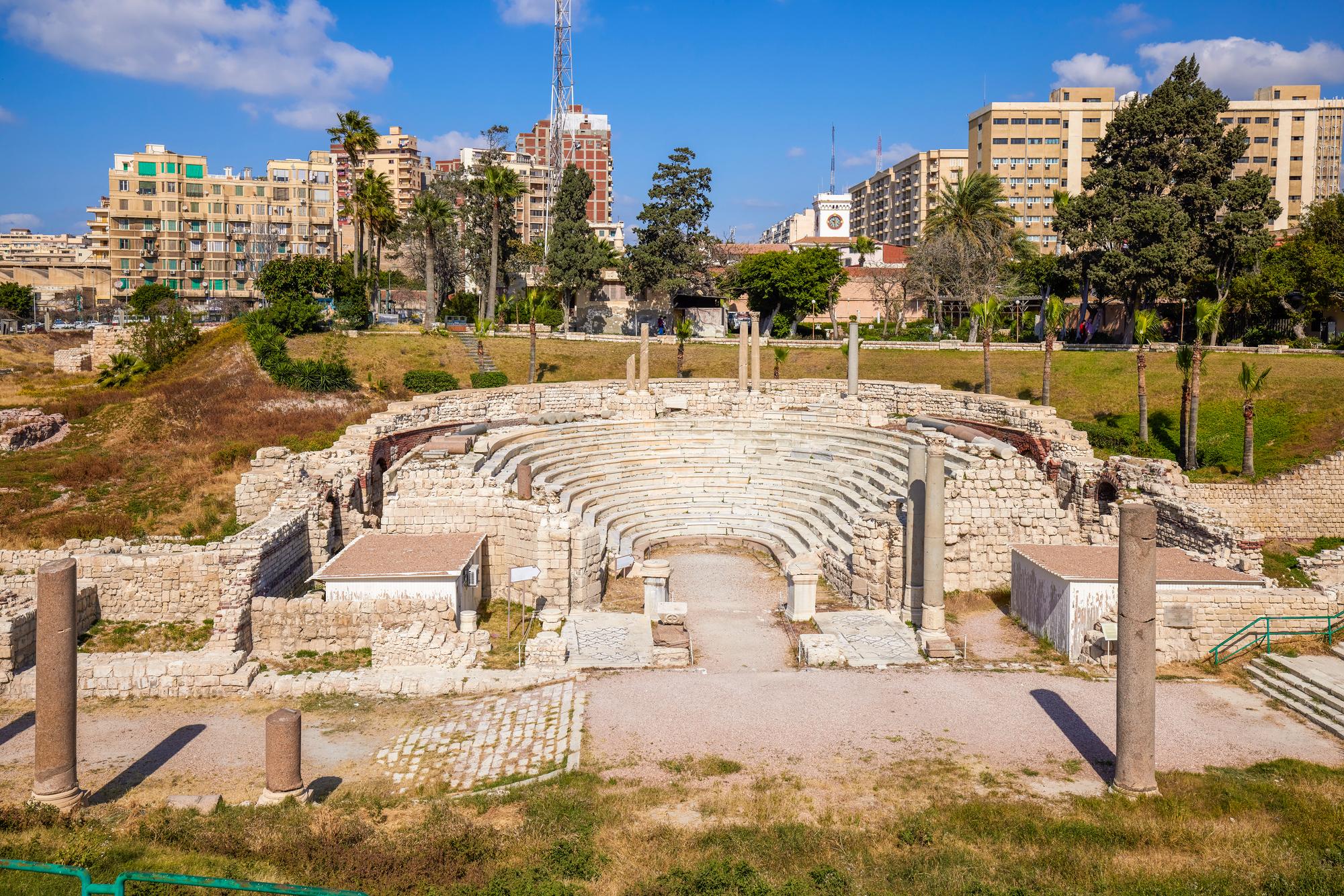 Théâtre romain antique d&rsquo;Alexandrie