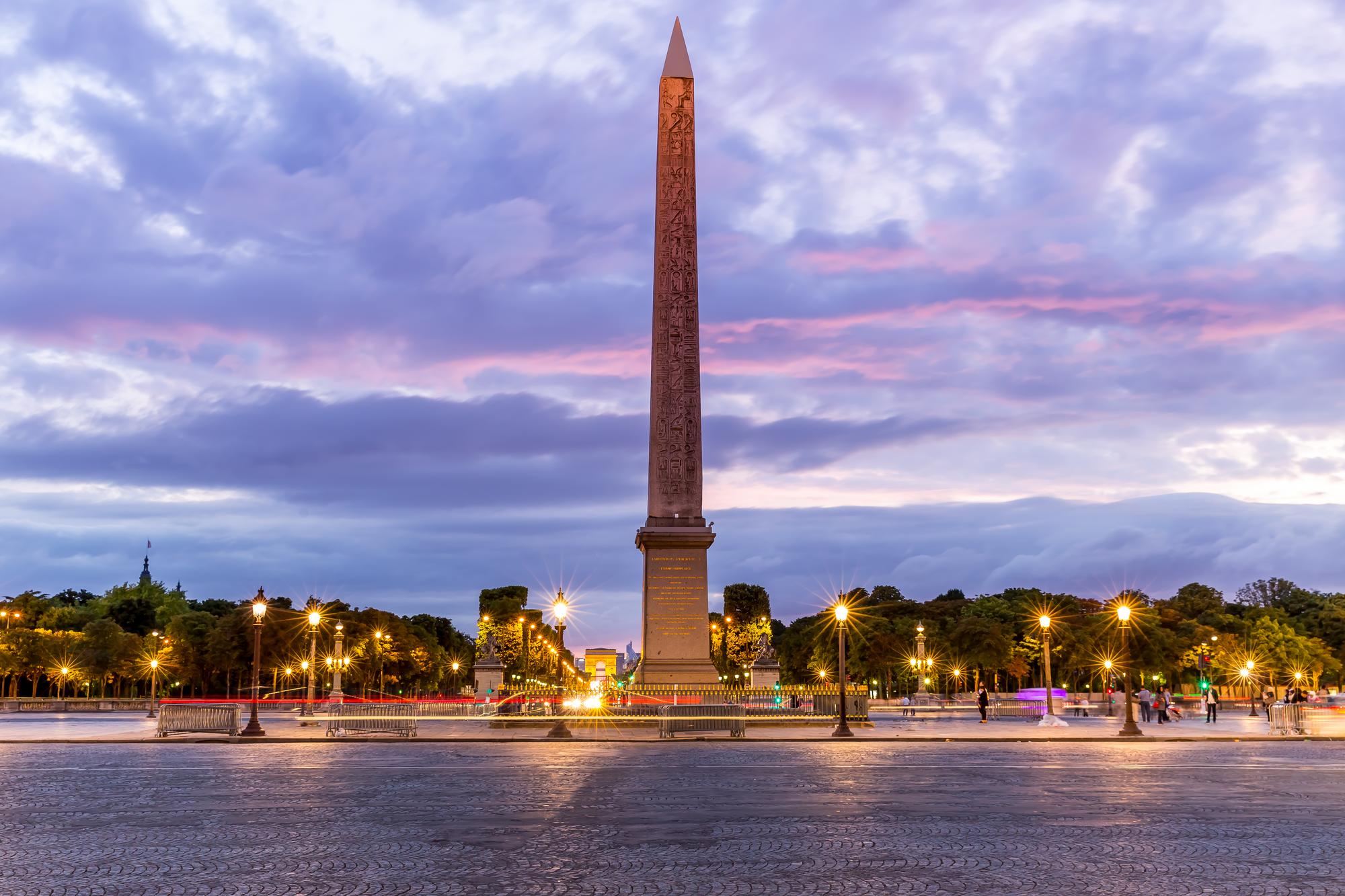 Billet Place de la Concorde