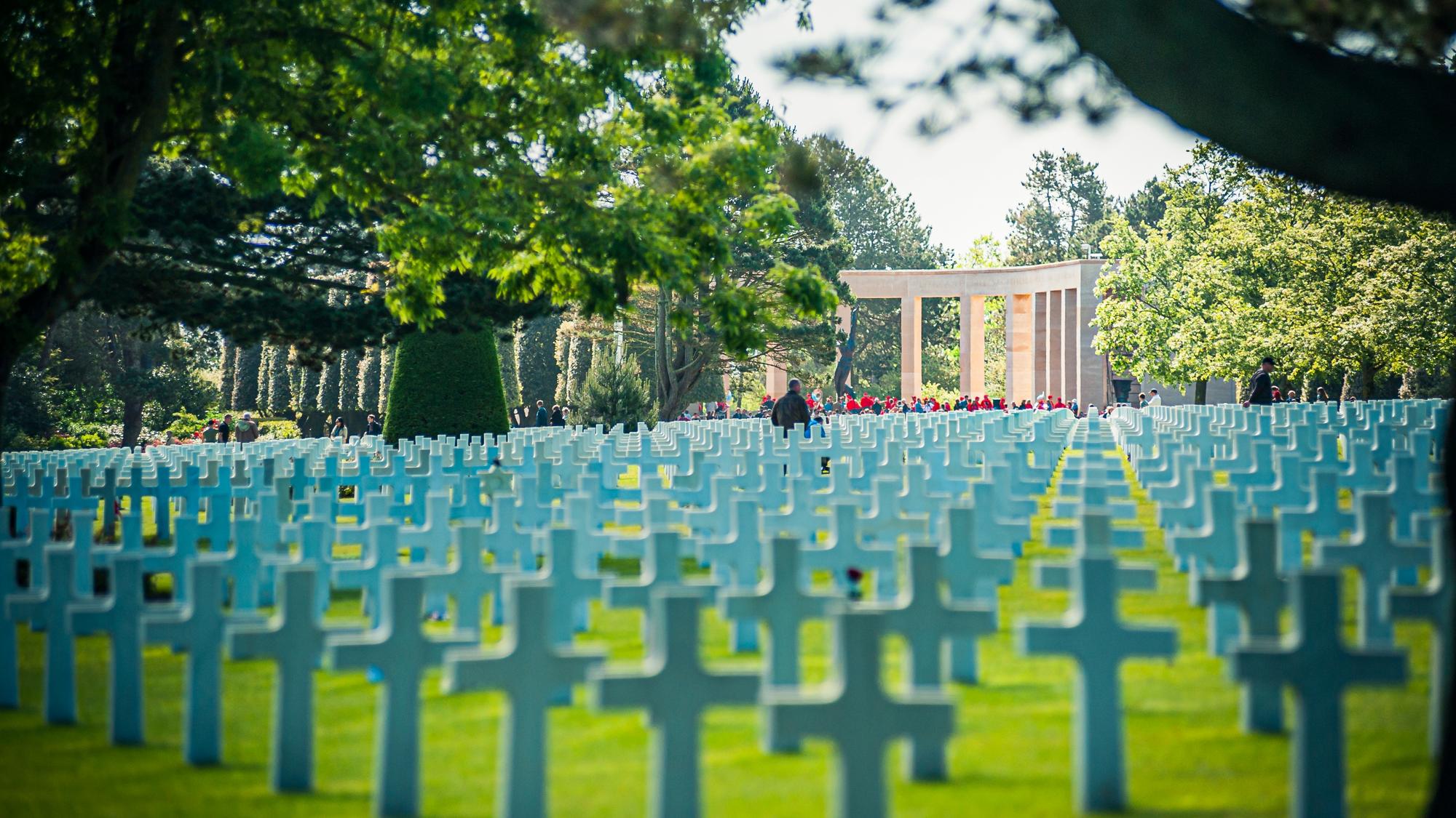 Cimetière américain d&rsquo;Omaha Beach