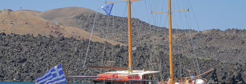 Billet Balade en bateau dans la Caldeira de Santorin