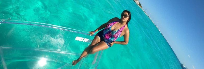 Billet Balade en bateau transparent autour d'Isla Mujeres