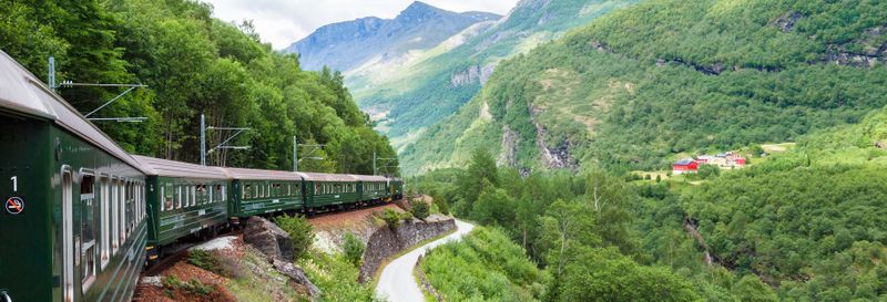 Billet Excursion dans les fjords norvégiens : Train de Flåm et balade en bateau à Nærøy