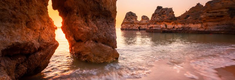 Billet Balade en bateau à Ponta da Piedade au coucher de soleil