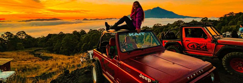 Billet Balade en 4x4 au Mont Batur au lever du soleil