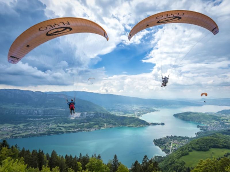 Billet Vol Découverte en parapente au-dessus du lac d'Annecy (74)